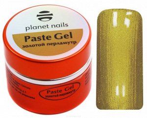 Planet Nails Гель-паста Золотой перламутр