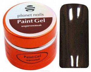 Planet Nails Гель-краска Коричневая