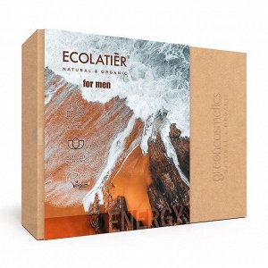ECOLATIER Подарочный набор для мужчин "Energy" (Шампунь 200 мл + Гель для душа 200 мл)