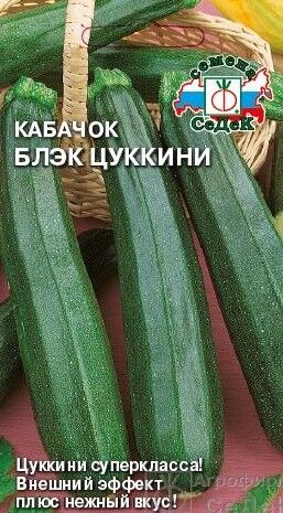 Кабачок Цуккини Блэк ЦВ/П (СЕДЕК) ультраскороспелый кустовой