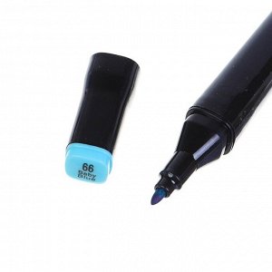 Набор маркеров Superior Tinge, профессиональные, двусторонние, чёрный корпус, 24 шт., 24 цвета, MS-818