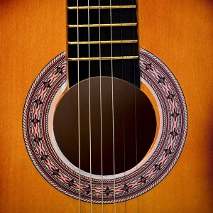 Гитара классическая санберст, 6-ти струнная, 97см