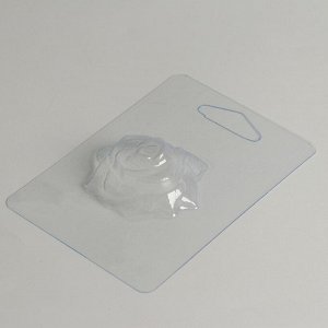 Пластиковая форма для мыла «Изящная роза» 6х5 см