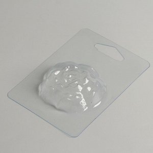 Пластиковая форма для мыла «Прекрасный пион» 6.5х5.5 см