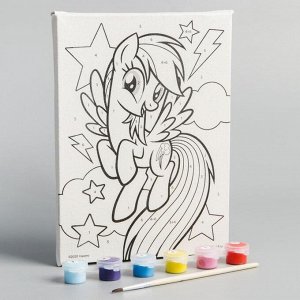 Картина по номерам «Радуга Дэш», My Little Pony, 21 х 15 см