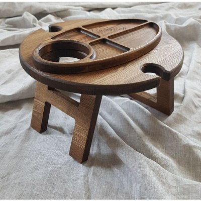 Новинки! Винный столики из дерева для дома и отдыха — Винный столик