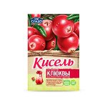 Кисель моментальный &quot;Клюква&quot; 35г (1х30) (#30) Россия: (шк5009)