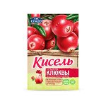 Кисель моментальный &quot;Клюква&quot; 35г (1х30) (#30) Россия: (шк5009)