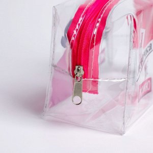 Косметичка-пенал из прозрачного PVC «Я девочка, мне можно», 14х8 см