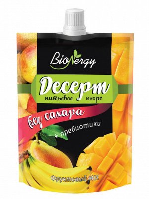SAVA Десерт "BioNergy" ГРУША-БАНАН-МАНГО Дой/пак 0,140г (1 х 15), (#12), Россия (шк 8023)
