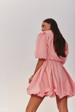 Воздушное розовое платье