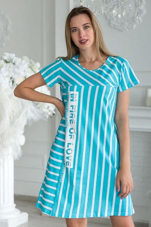 Туника женская из кулирки Флоренция изумруд