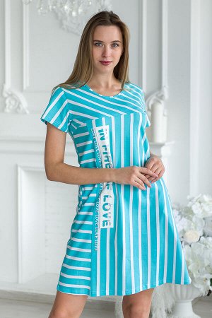 Туника женская из кулирки Флоренция изумруд