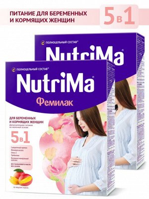 Напиток сух. молочн Фемилак NutriMa манго ДЛЯ МАМ 350 г к/к (1*12) (#10) Россия (шк 0373)VV