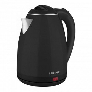 Чайник LUMME LU-145 черный жемчуг (1,8кВт, 2л, двойная стенка нерж и пластик) 12/уп