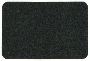 Коврик SOFT придверный 40x60 см, чёрный, SUNSTEP