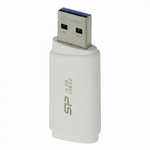 Флеш-диск 16 GB, SILICON POWER Blaze B06, USB 3.1, белый, SP16GBUF3B06V1W