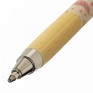 Ручка шариковая ЮНЛАНДИЯ "SPOTS", синяя, SOFT TOUCH покрытие, узел 0,7 мм, линия письма 0,35 мм, 143733
