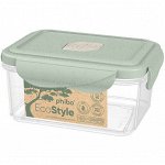 Контейнер для продуктов с клапаном 0,5л &quot;ECO STYLE&quot; зеленый флэк