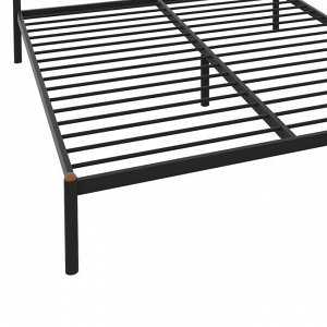 Кровать «Софья», 1200 ? 2000 мм, металл, цвет чёрный