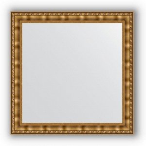 Зеркало в багетной раме - золотой акведук 61 мм, 64 х 64 см, Evoform
