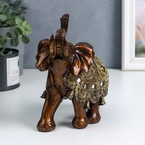 Сувенир полистоун "Слон в попоне с кисточками и зеркалами" МИКС 18х9х20,5 см