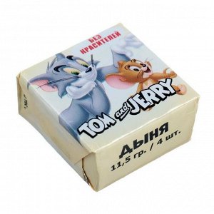 Конфеты жевательные Tom and Jerry со вкусом дыни, 11,5г.