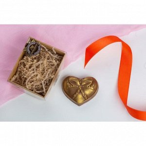 Шоколадная фигурка "Сердце с бантом", 80 г