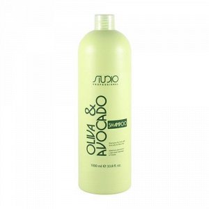 Шампунь увлажняющий для волос Kapous с маслами авокадо и оливии 1000 мл