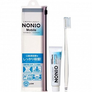 ДОРОЖНЫЙ НАБОР "Nonio" (УЗКАЯ зубная щётка средней жёсткости и зубная паста) 30 гр
