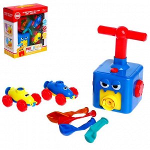 1 TOY Набор машинок на воздушном шаре Balloon Car, МИКС