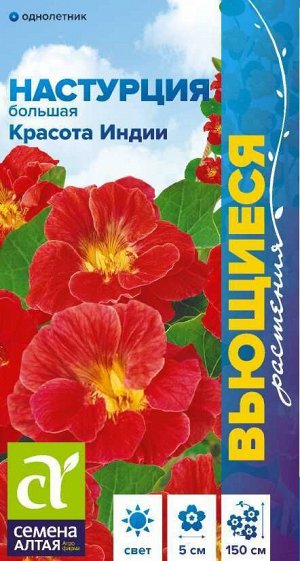 Настурция Красота Индии вьющ./Сем Алт/цп 0,5 гр.
