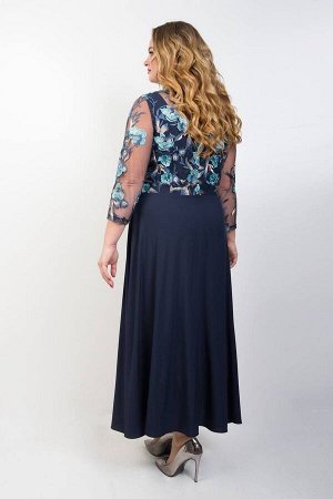Платье / TrikoTex Stil М109-17 синий