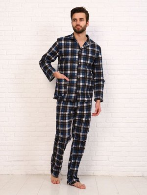 Пижама мужская,модель203,фланель (46 размер, Мишель, вид 3 )