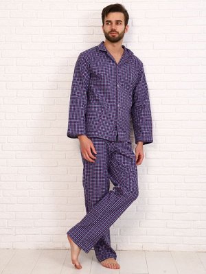Пижама мужская,модель203,фланель (46 размер, Виши, вид 4 )