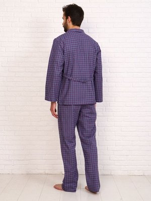 Пижама мужская,модель203,фланель (46 размер, Виши, вид 4 )