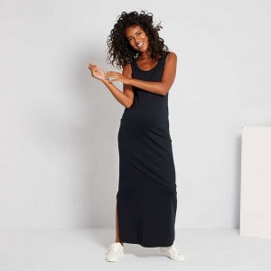 Длинное платье Eco-conception для беременных - черный