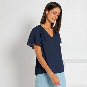 Легкая блузка - синий