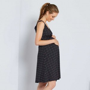 Платье для будущих мам - черный