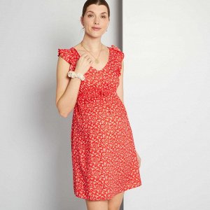 Платье для будущих мам - красный