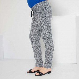 Легкие брюки для будущих мам - голубой