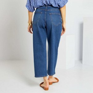 Укороченные джинсы - голубой