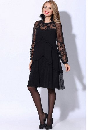 Платье Lenata 11079 черный