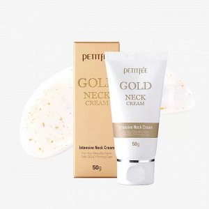 Золотой крем для кожи шеи PETITFEE Gold Neck Cream