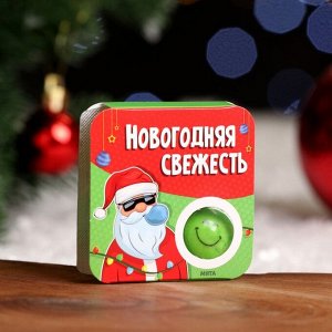 Жевательная резинка "Новогодняя свежесть" мята, 14г.