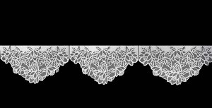 Фиранка 0043, ЖАНЕТТА, комплект из вуали, цвет белый, Размеры - тюль: 300 см ширина х 170 см высота, ламбрекен: 185 см ширина х 32 см высота, комплект состоит из 2-х деталей.