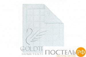 GOLDTEX Одеяло DELICATE TOUCH лебяжий пух/microfine 2,0 сп. (172х205) (Цветы) 1154/10, Теплое