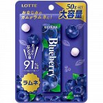 Драже Blueberry Ramune со вкусом голубики, Lotte, 50г.