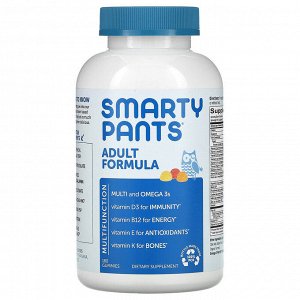 SmartyPants, Комплекс для взрослых, 180 жевательных таблеток