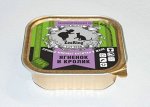 Консервированный полнорационный корм Zooring для всех пород кошек Фрикасе Ягненок и кролик. Паштет. 100 гр. Россия